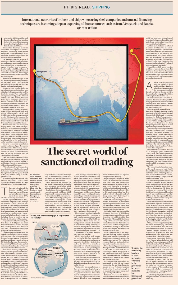 Someone should tell Bessent that China not only buys Russian oil, it also buys sanctioned Iranian oil. But there is precious little he can do about it so he bows and scrapes to the Chinese and tries to bully India.