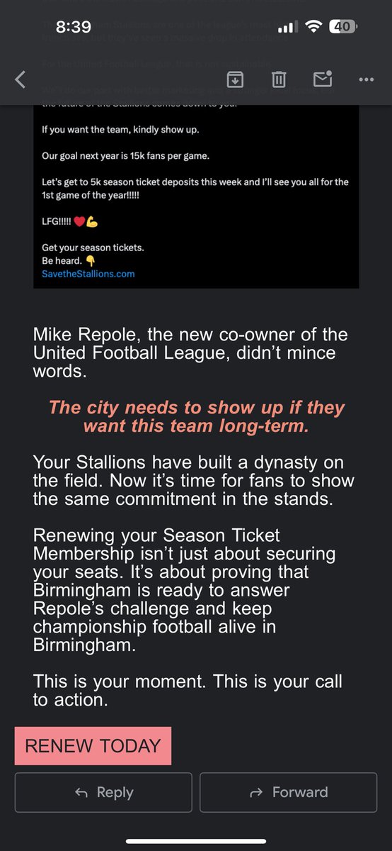 Dewayne Coker (Sports Opinion Page) (@dcbhamsports) on Twitter photo A little context via email the word โlongtermโ is used.
<a href="/JamesLarsenPFN/">James Larsen</a> <a href="/SOTStallions/">SAVE THE STALLIONS ๐ฃ๏ธ๐ฃ๏ธ๐ฃ๏ธ</a> <a href="/UFLPodcast/">The UFL Podcast</a> <a href="/The_UFM/">United Football Media</a> A little context via email the word โlongtermโ is used.
<a href="/JamesLarsenPFN/">James Larsen</a> <a href="/SOTStallions/">SAVE THE STALLIONS ๐ฃ๏ธ๐ฃ๏ธ๐ฃ๏ธ</a> <a href="/UFLPodcast/">The UFL Podcast</a> <a href="/The_UFM/">United Football Media</a>