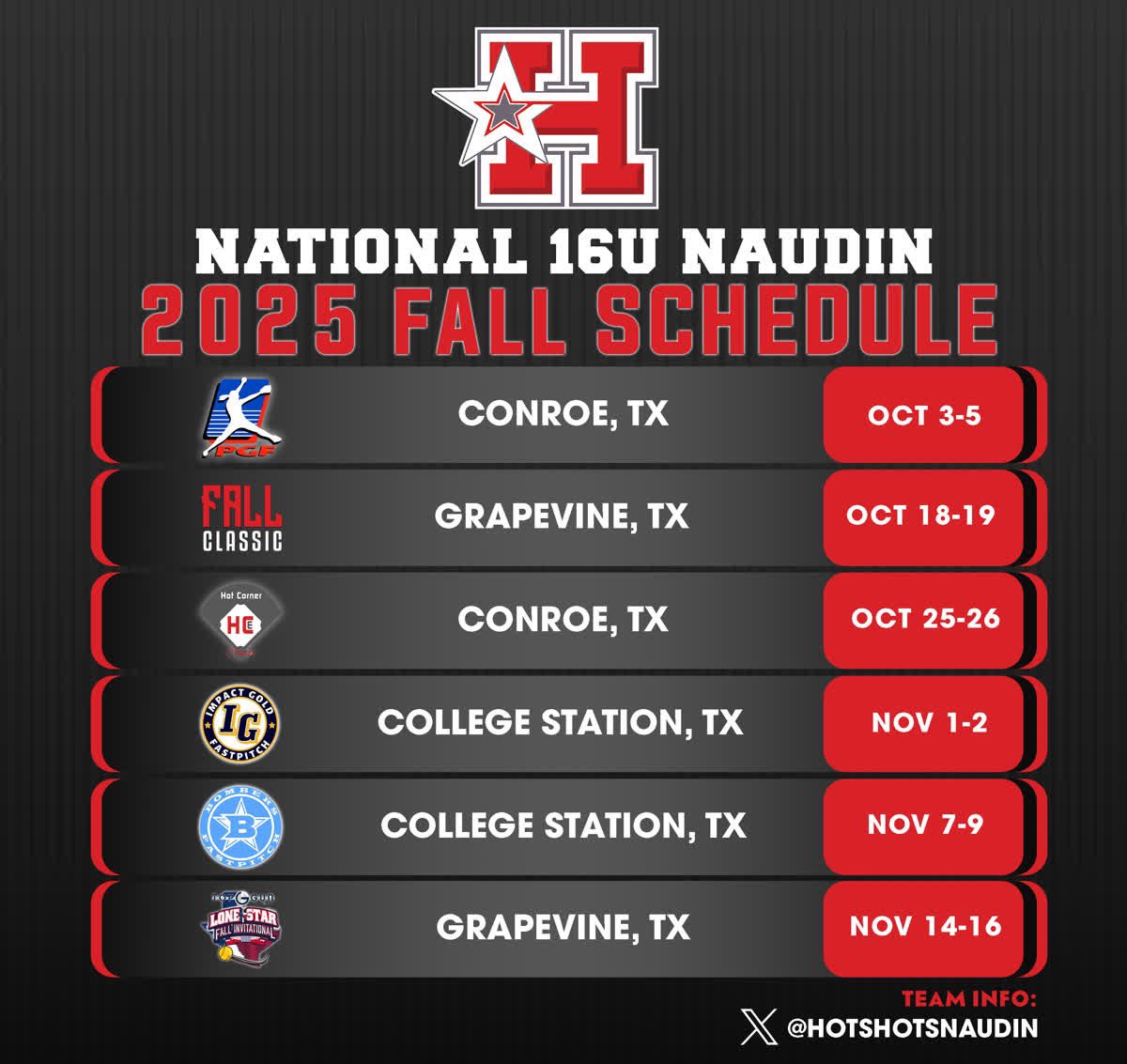 Emily (Emmie) Santos 2027 (@emmie_santos11) on Twitter photo I am so ready for fall season to start! Come and check us out at any of these tournaments! BANG‼️BANG‼️
<a href="/HotshotsNaudin/">Hotshots Naudin</a> I am so ready for fall season to start! Come and check us out at any of these tournaments! BANG‼️BANG‼️
<a href="/HotshotsNaudin/">Hotshots Naudin</a>