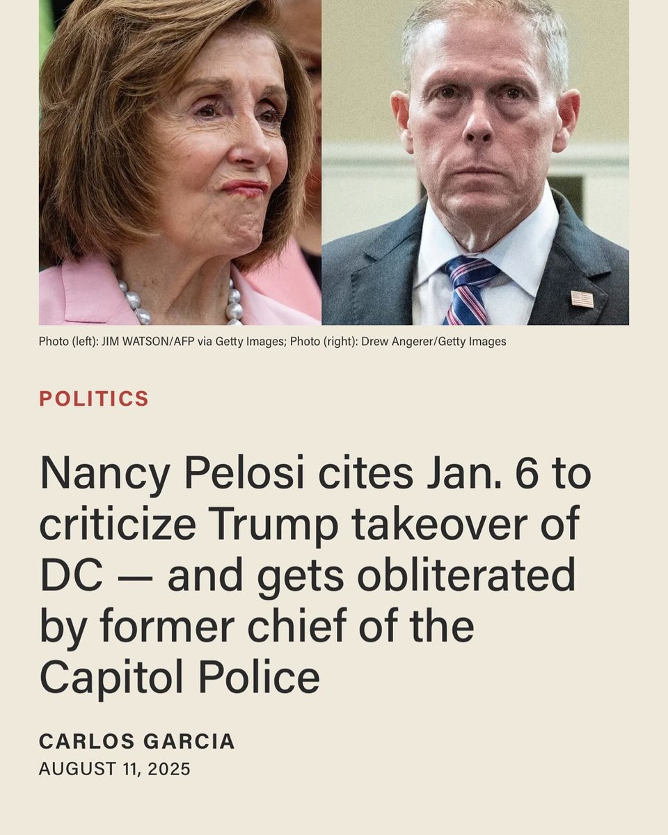 Sometimes you just have to tell the truth.
“Ma’am, it is long past time to be honest with the American people. On January 3, I requested National Guard assistance, but your Sergeant at Arms denied it. Under federal law (2 U.S.C. §1970), I was prohibited from calling them in