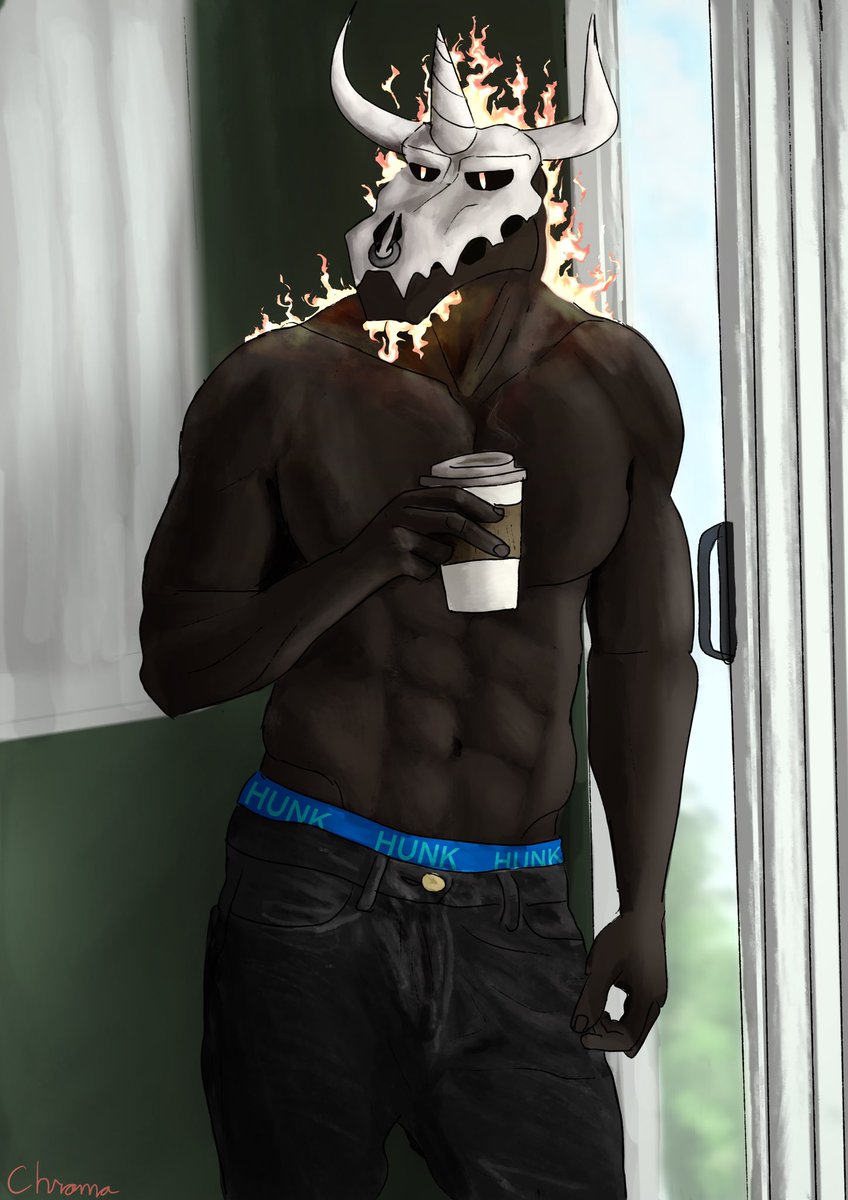 Art trade with my dear friend <a href="/SLsinlogo/">SL SIN LOGO 🍥</a> featuring his OC 150.