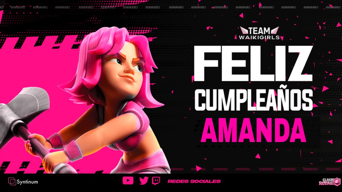 Waiki Girls (@teamwaikigirls) on Twitter photo #CR | #Cumpleaños
Estamos de fiesta 🎉
De parte del team le deseamos un Feliz Cumpleaños para <a href="/amanditaa_a/">Amandita :)</a> 🎈
Esperemos que disfrutes de tu día en familia y la pases muy bonito ✨
#GoWG #CR | #Cumpleaños
Estamos de fiesta 🎉
De parte del team le deseamos un Feliz Cumpleaños para <a href="/amanditaa_a/">Amandita :)</a> 🎈
Esperemos que disfrutes de tu día en familia y la pases muy bonito ✨
#GoWG