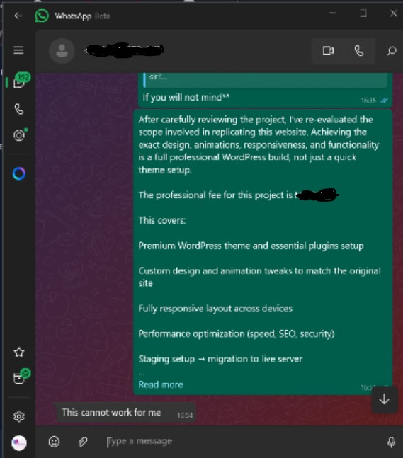 engrwithhabeeb's tweet photo. ✨ Lesson Learned as a New Freelancer ✨
I recently lost a potential client because of my inexperience in project pricing.
#Freelancing #WordPress #WebDevelopment #FreelanceTips #LearningFromMistakes #DeveloperLife #UXDesign #Entrepreneurship #TechCommunity https://t.co/hVCVDyJhXC