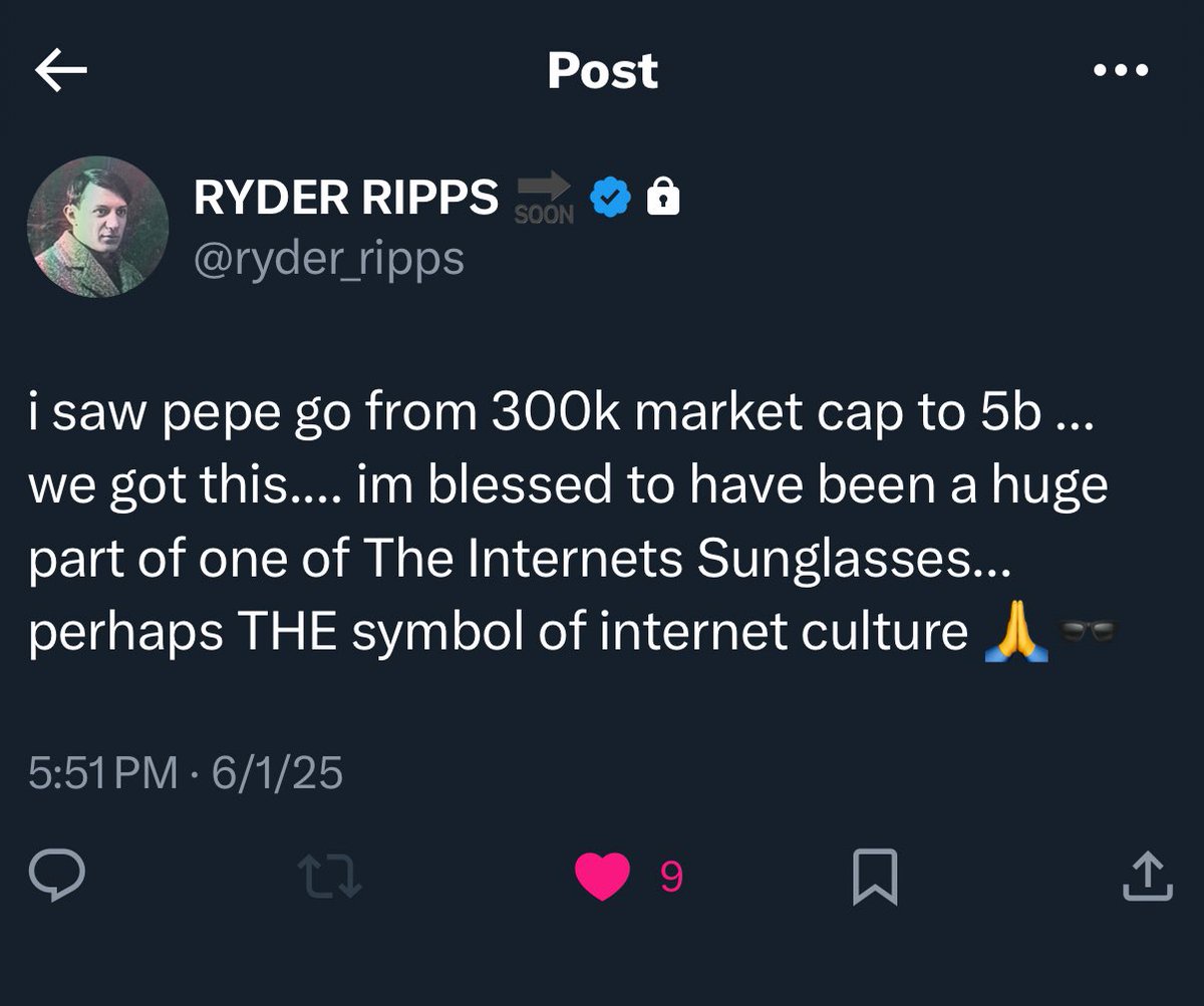 marathonbill (@marathonbill) on Twitter photo Currently at a $407k market capโฆ we got this.
๐ถ๏ธ <a href="/dealwithitmeme/">DEAL WITH IT ๐ถ๏ธ</a> <a href="/ryder_ripps/">RYDER RIPPS ๐</a>
$DEAL Currently at a $407k market capโฆ we got this.
๐ถ๏ธ <a href="/dealwithitmeme/">DEAL WITH IT ๐ถ๏ธ</a> <a href="/ryder_ripps/">RYDER RIPPS ๐</a>
$DEAL