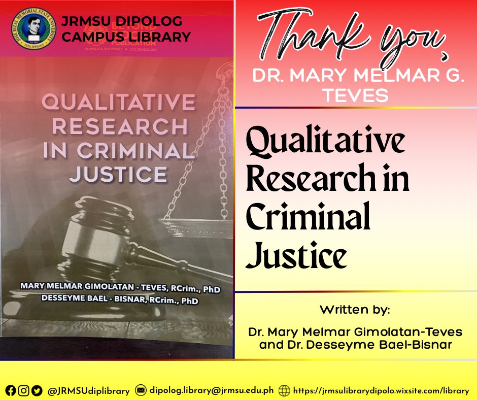 JRMSUdiplibrary's tweet photo. 𝐋𝐈𝐁𝐑𝐀𝐑𝐘 𝐔𝐏𝐃𝐀𝐓𝐄𝐒 | 𝙅𝙍𝙈𝙎𝙐 𝘿𝙞𝙥𝙤𝙡𝙤𝙜 𝘾𝙖𝙢𝙥𝙪𝙨 𝙇𝙞𝙗𝙧𝙖𝙧𝙮 𝙍𝙚𝙘𝙚𝙞𝙫𝙚𝙨 𝙍𝙚𝙨𝙚𝙖𝙧𝙘𝙝 𝘽𝙤𝙤𝙠 𝘿𝙤𝙣𝙖𝙩𝙞𝙤𝙣 𝙛𝙧𝙤𝙢 𝘿𝙧. 𝙏𝙚𝙫𝙚𝙨 

#𝐉𝐑𝐌𝐒𝐔𝐃𝐢𝐩𝐨𝐥𝐨𝐠𝐂𝐚𝐦𝐩𝐮𝐬𝐋𝐢𝐛𝐫𝐚𝐫𝐲
#𝐂𝐂𝐉𝐄𝐅𝐚𝐜𝐮𝐥𝐭𝐲𝐒𝐮𝐩𝐩𝐨𝐫𝐭 https://t.co/lB0bC4cEgk