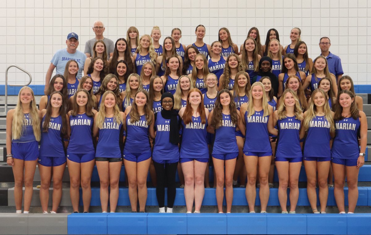 So fun to hear at the pep rally about all your summer runnin' Crusaders!  Thanks for joining together for an official team photo after school today in the gym. Stay cool!  Best wishes this season. Great Hopes are Alive in 2025! <a href="/OmahaMarian/">Marian High School</a> <a href="/_MHSActivities/">Marian Activities</a>