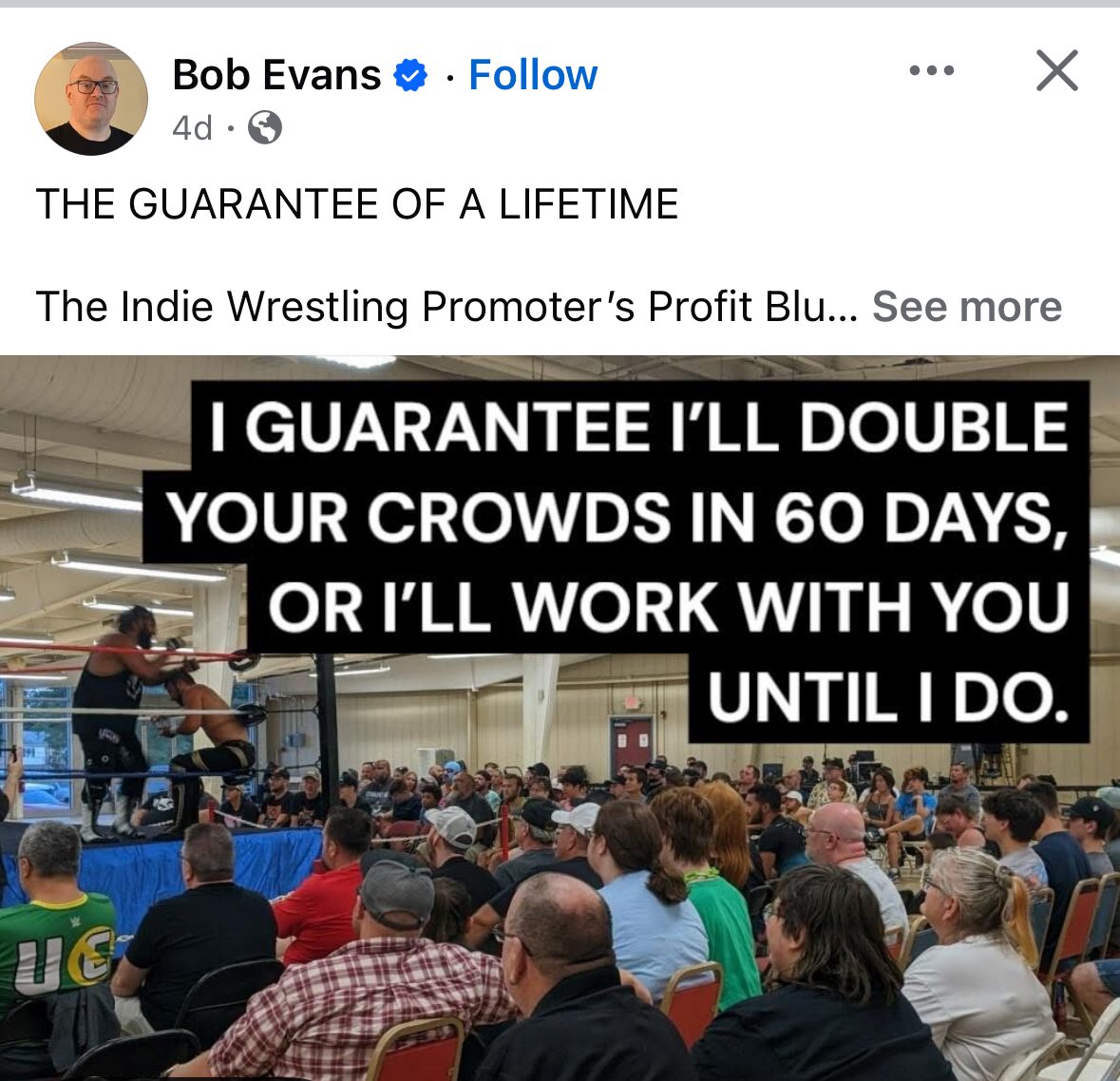 Wrestling never disappoints