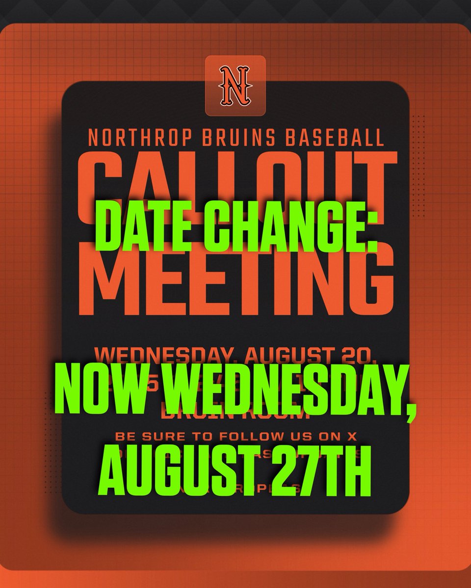 Northrop Bruins Baseball tweet media