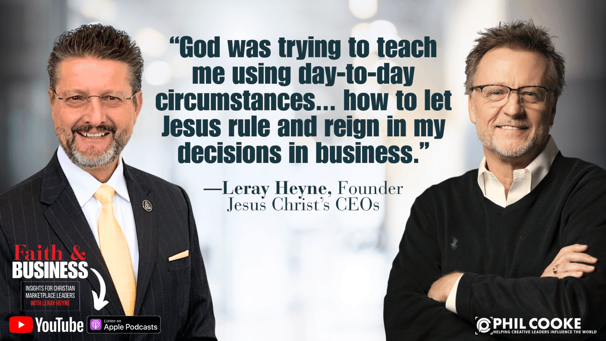 PhilCooke's tweet image. Great tips on how to let Jesus rule and reign in your business decision. Watch now: youtu.be/G9iP5xrGBqI or listen: bit.ly/4lABhiz @lerayheyne
 #FaithAndBusiness #ChristianBusiness