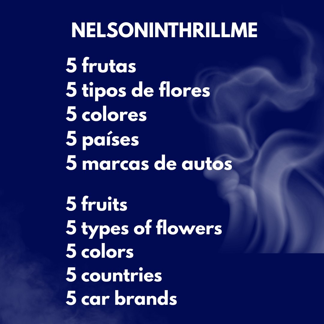 Únete a esta masiva, para celebrar el debut de Nelson Carreras en Shanghai, China.
Recuerda no usar emojis o números.
Luego de cada respuesta recuerda ponerla frase y el #
NELSONINTHRILLME
#Nelson中国首秀