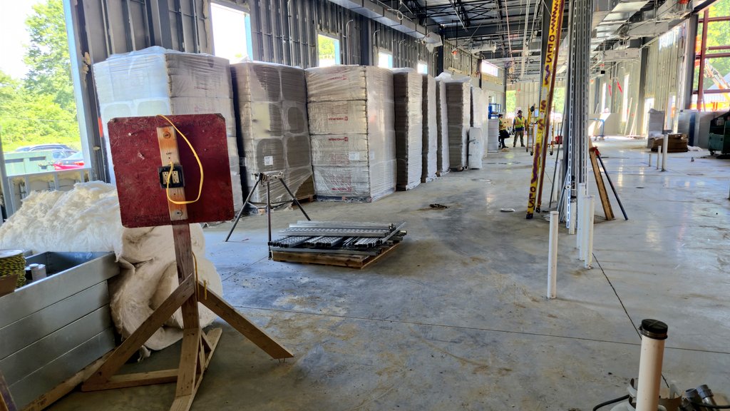 Reynoldsburg Parks and Service Facility. Progress and the scale of the project is hard to capture in pictures.