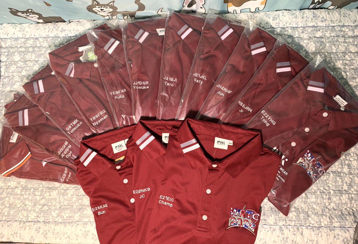 SomChamp's tweet image. Getting ready for the Tokyo Ham Fair 2025 this week.  
Come meet us at WRTC2026 (A-04) booth! 

#WRTC2026