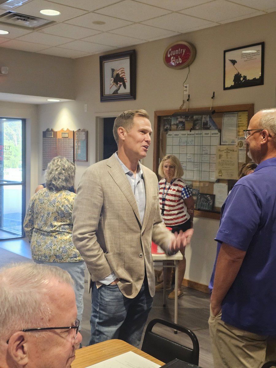 Honored to be the featured speaker at the Saunders County GOP meeting tonight. We talked about key issues facing Nebraska &amp; the big fight ahead to keep a Republican in Congress. Grateful for the support &amp; energy. Together we’ll keep Nebraska strong!