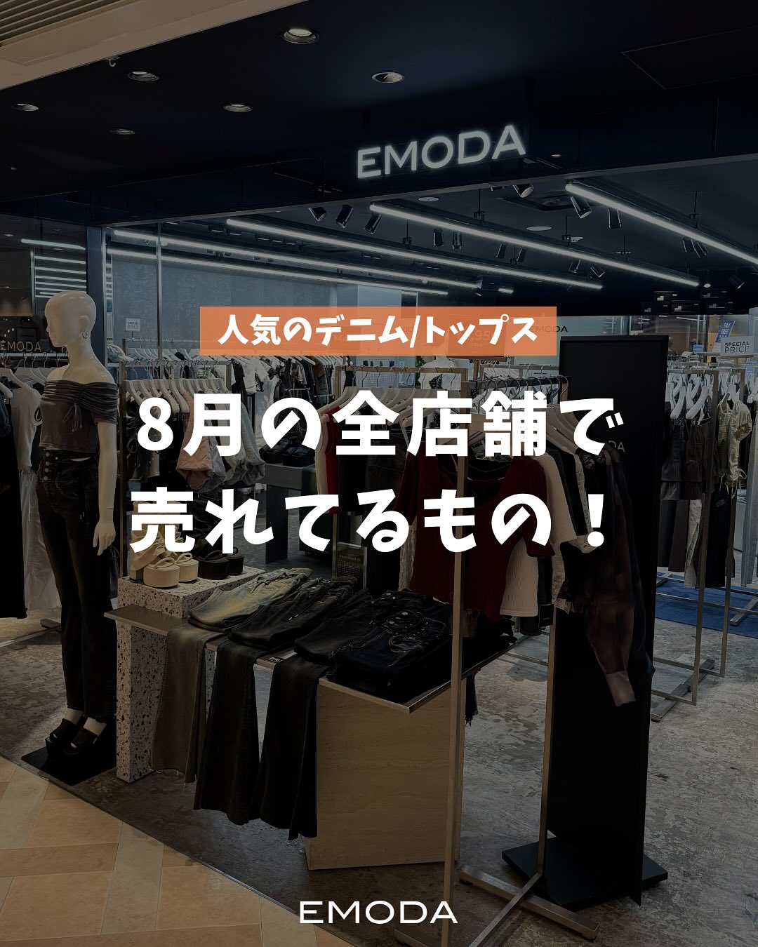 EMODA 値下げ EMODA ニット セーター フロントレースフィットニット