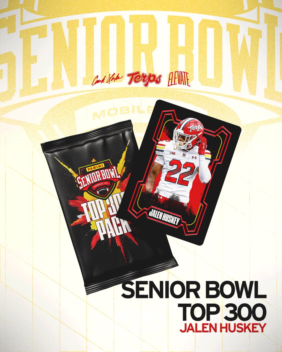 Maryland Football (@terpsfootball) on Twitter photo ๐ 1 of 1.
<a href="/HuskeyJalen/">Jalen Huskey</a> is officially on the <a href="/seniorbowl/">Panini Senior Bowl</a> Top 300.
๐ go.umd.edu/219j ๐ 1 of 1.
<a href="/HuskeyJalen/">Jalen Huskey</a> is officially on the <a href="/seniorbowl/">Panini Senior Bowl</a> Top 300.
๐ go.umd.edu/219j
