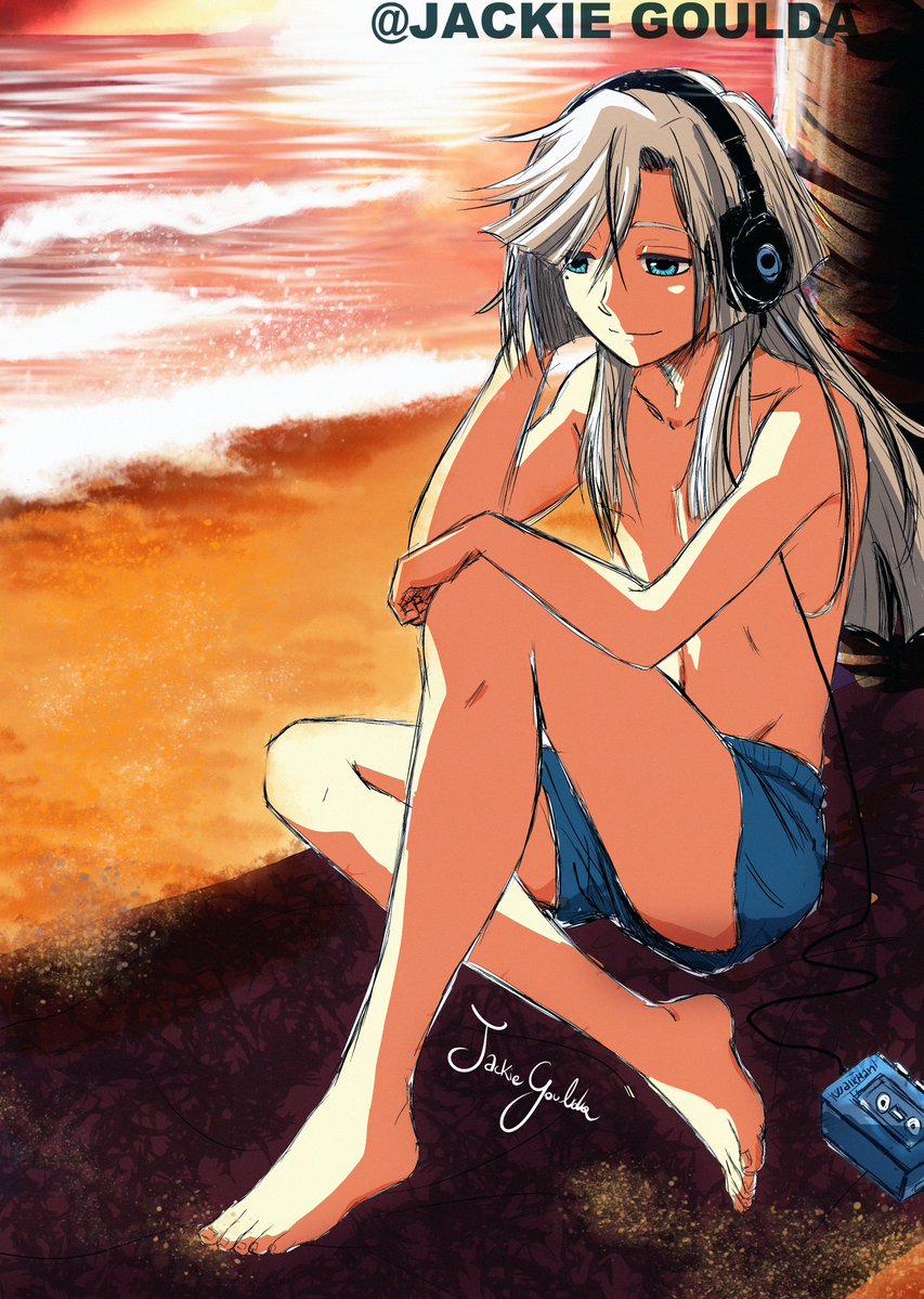 JackieGoulda's tweet photo. Here we go, completed! ʚ(´꒳`)ɞ Of course, Joseph would never go to the beach, I suppose… (≧▽≦) But I just love drawing him in totally normal situations! ( ˶ˆ꒳ˆ˵ )✧ GN #artmoots 🌙🎑

#魔法使いの嫁 #カルタフィルス #cartaphilus https://t.co/EvvMEOsiMI