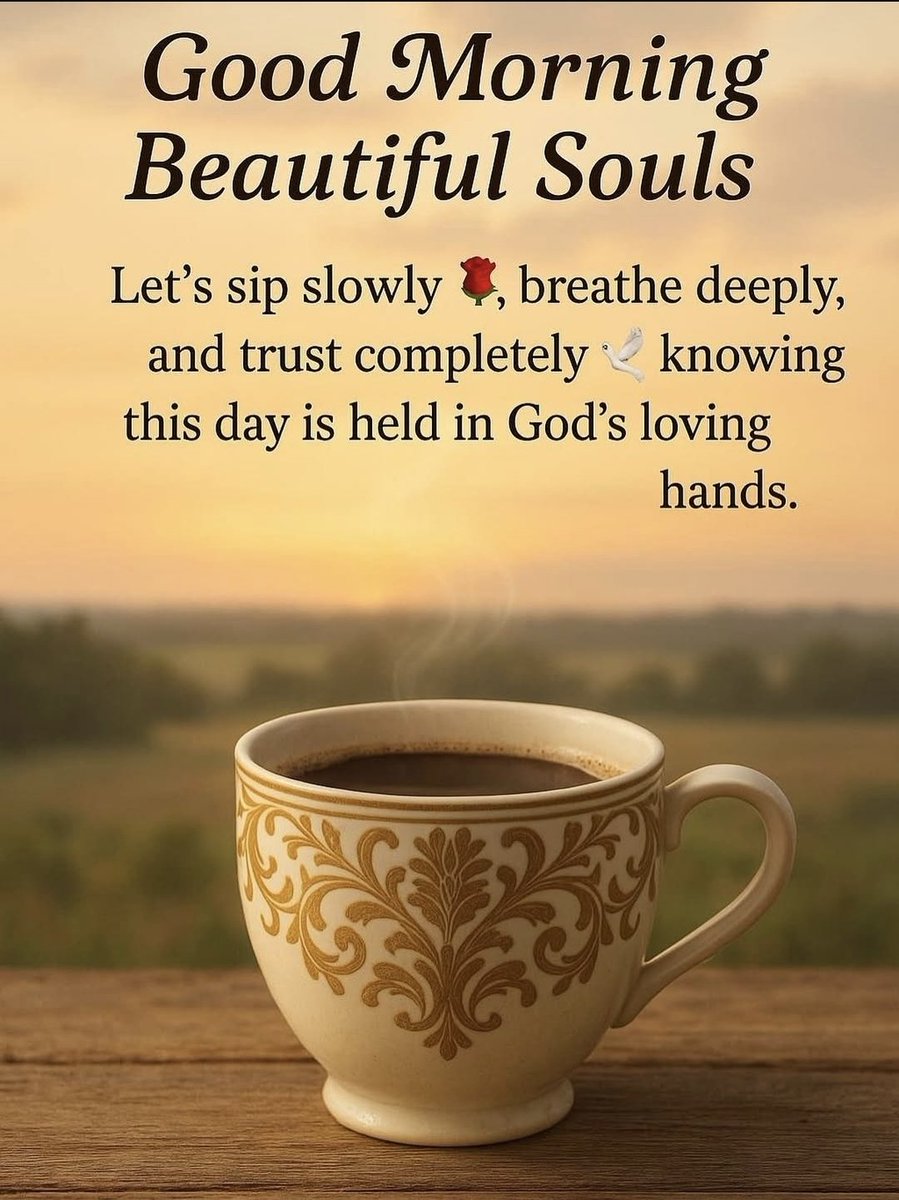 Good morning Beautiful Souls 🙏 Wonderful Wednesday ahead! 🎵☕️☕️🎶