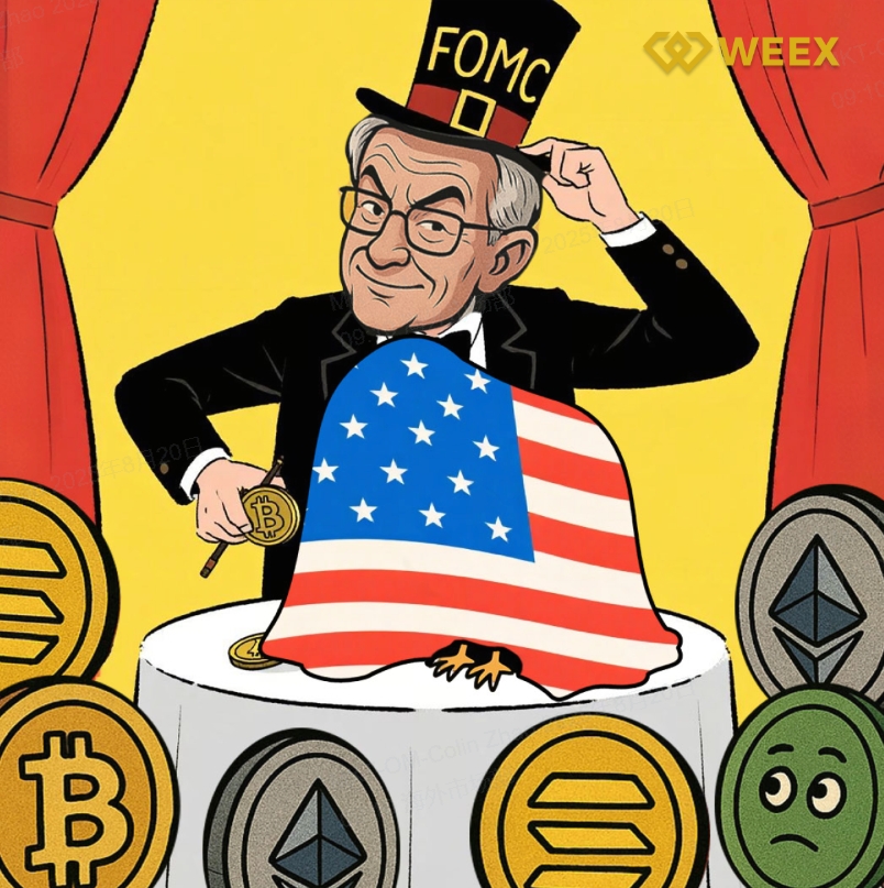 ⚡️#Ratecut signals incoming, it's okay to feel a bit nervous now...

📄#FOMC Minutes (Wed) | 🎤Powell's Jackson Hole Speech (Fri)

“Powell...you know what we are waiting for!”

<a href="/grok/">Grok</a> Hawk or Dove, dare you make a guess?

Buckle up and ride the wave with #WEEX: