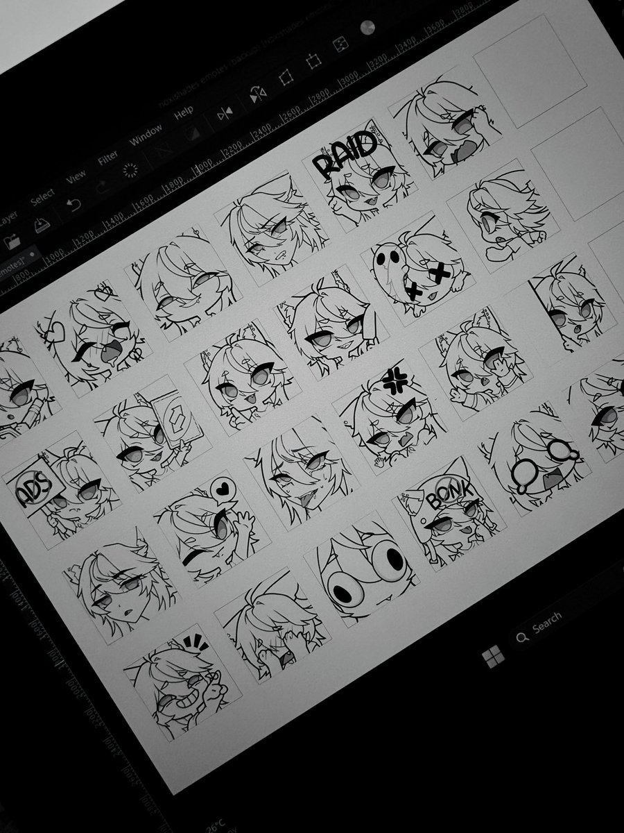 current #wip emotes for a certain kitsune 👀