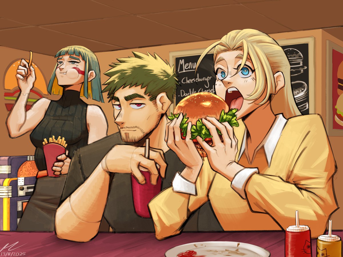 Lunch time for the Squad during their off day