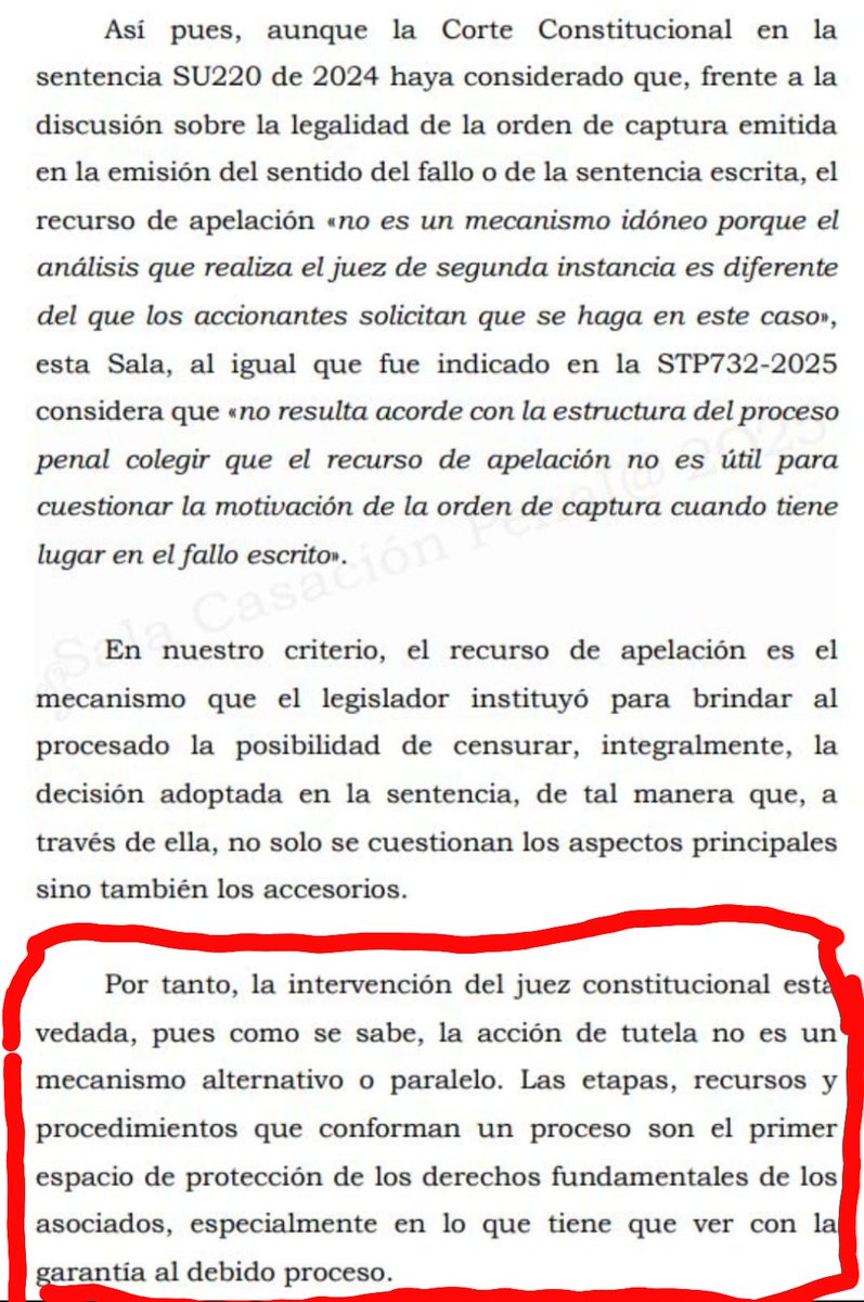 HERNÁN AGUIRRE (@hernnaguirre6) on Twitter photo ATENCIÓN: El Tribunal Superior de Bogotá que decidió darle la LIBERTAD al criminal Álvaro Uribe Vélez, está desconociendo decisiones que la Corte Constitucional, en torno a este tema por vía de TUTELA, ya había sentado posición. <a href="/IvanCepedaCast/">Iván Cepeda Castro</a>, <a href="/migueldelrioabg/">Miguel Angel Del Río Malo</a>. Observen👇🏾. ATENCIÓN: El Tribunal Superior de Bogotá que decidió darle la LIBERTAD al criminal Álvaro Uribe Vélez, está desconociendo decisiones que la Corte Constitucional, en torno a este tema por vía de TUTELA, ya había sentado posición. <a href="/IvanCepedaCast/">Iván Cepeda Castro</a>, <a href="/migueldelrioabg/">Miguel Angel Del Río Malo</a>. Observen👇🏾.
