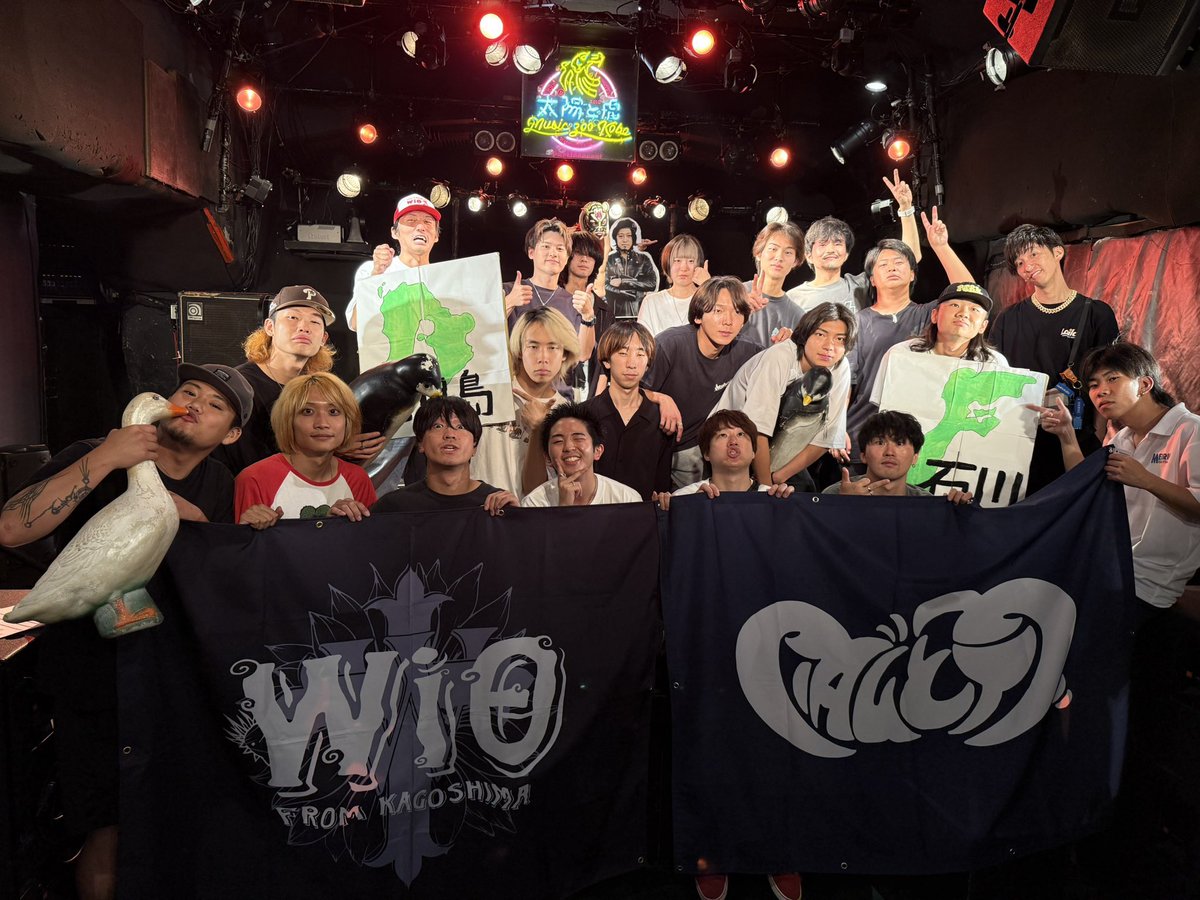 ☀️Thank you! 太陽と虎🐅

8/19 Tue
〜アダムとイヴ 1st mini album『Your own HERO』 Release “Your own HERO TOUR 2025”＆
Wiθ “START OF SUMMER DAYS TOUR”〜

金沢、鹿児島、神戸、色んなとこから集まって
最初から最後までずっと最高潮のライブでした！

また皆でアツいライブやろうぜ！