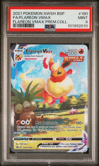 DUB ALERT 💥

Pokemon - 2021 Fa/Flareon Vmax #180 Swsh Black Star Promo PSA 9 pulled for $35.00 in Slab flip!

2x!

dyli.io/drop/12997
