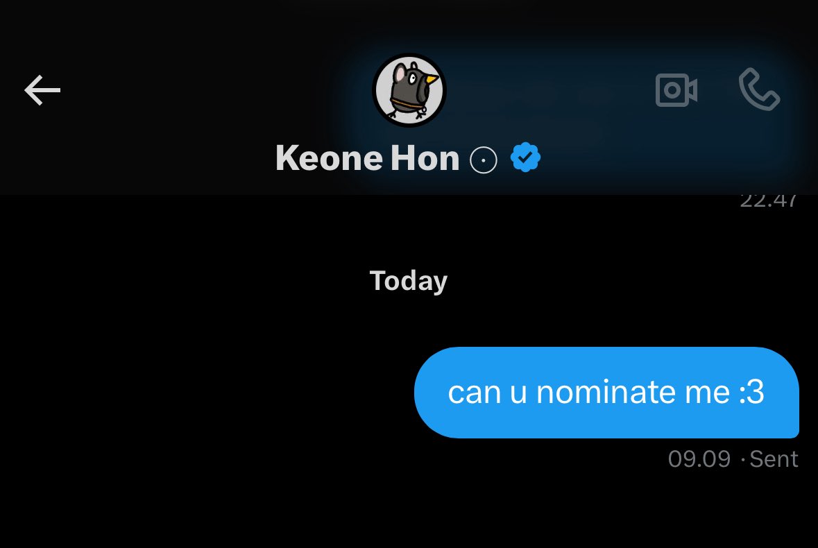 just dm’ed <a href="/keoneHD/">Keone Hon ⨀</a> for nomination 😳