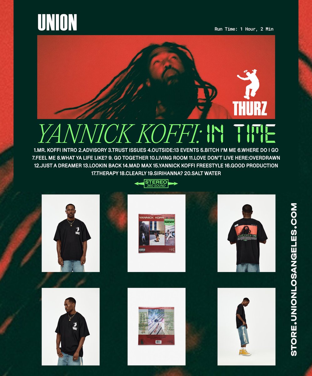 Thurzday's tweet photo. UNION X THURZ collab https://t.co/h2GyE1HTdA https://t.co/3K8LqeP2r1