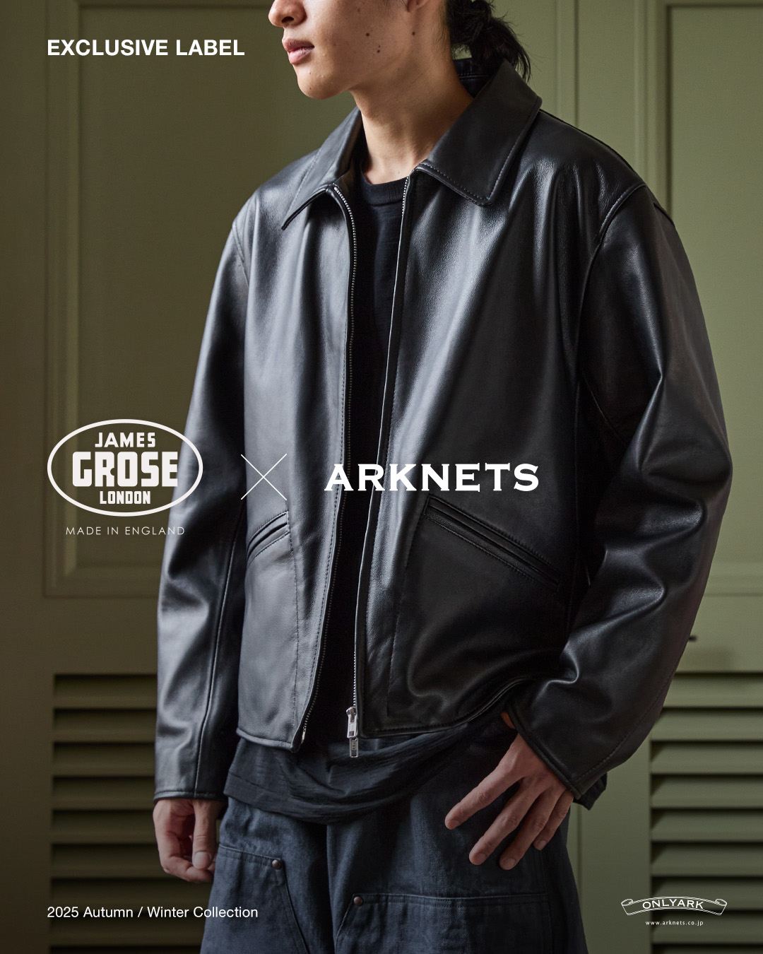 JAMES GROSE CARLTON ARKNETS 別注 楽天市場】JAMES GROSE : 別注 CARLTON ZIP JACKET HORSE HIDE