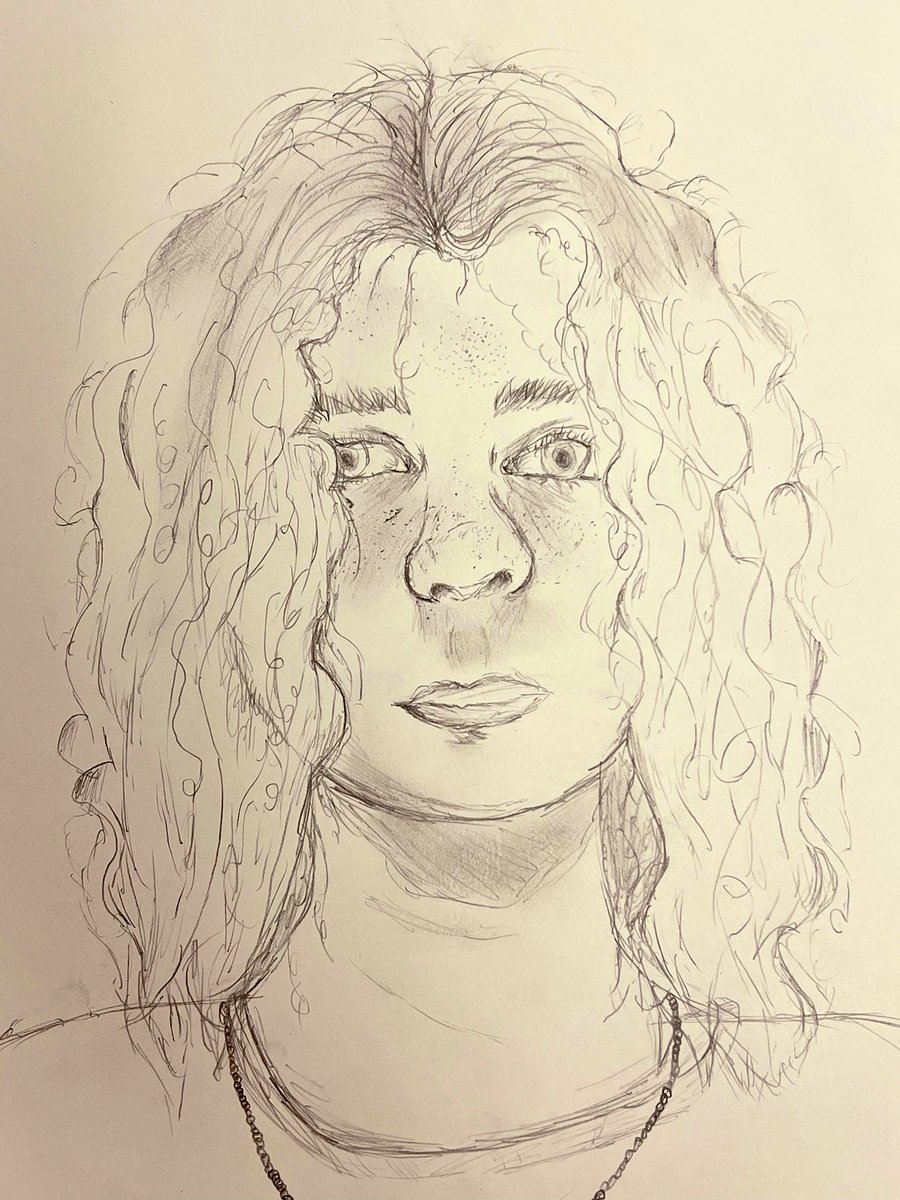 My talented Jefferson Middle School students began a lesson on portraiture recently. 🎨