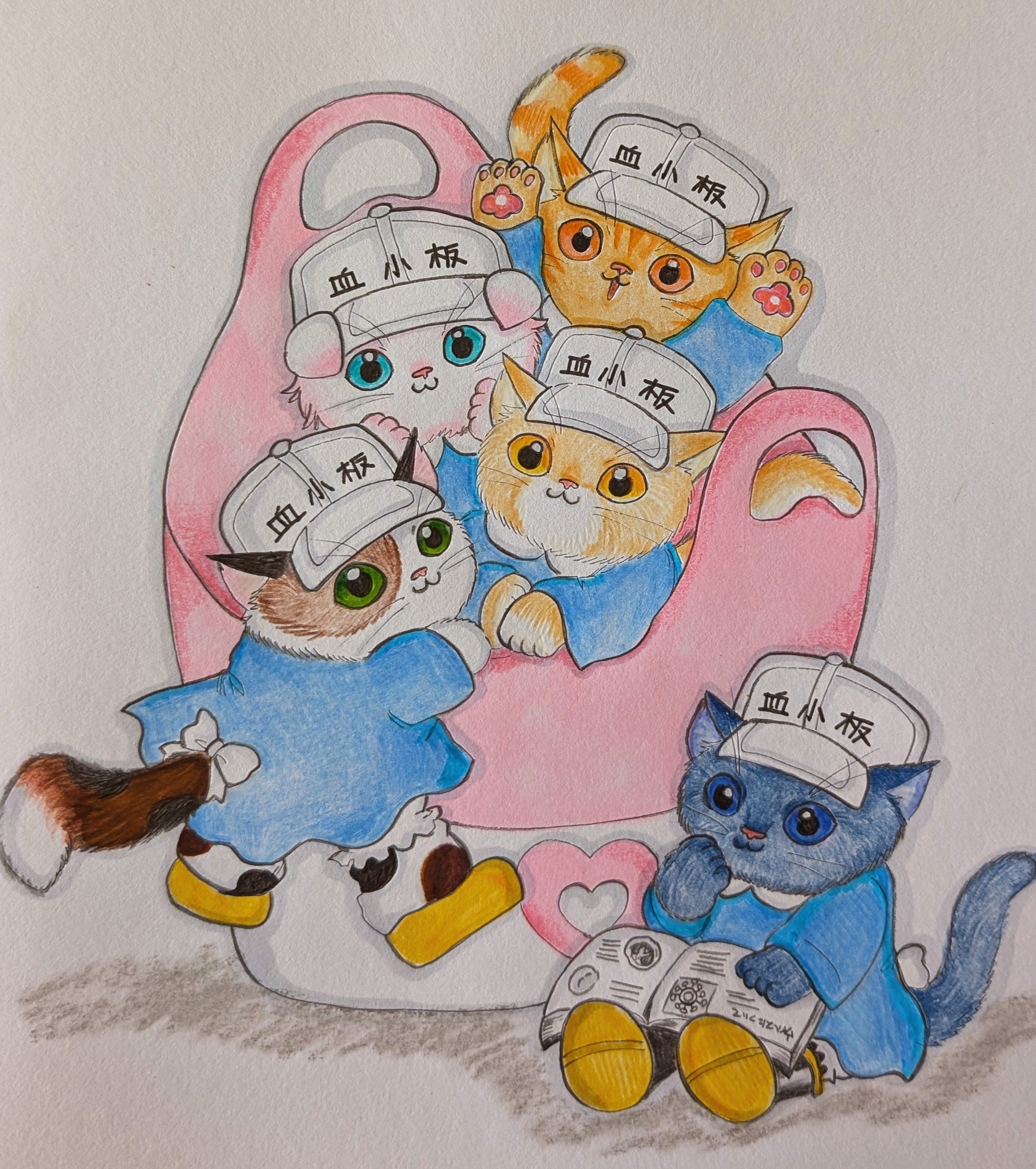 はたらく細胞 BLACK 血小板ちゃん 猫 BABY イリーガル はたらく細菌 はたらく細胞 BLACK 血小板ちゃん 猫 BABY イリーガル はたらく