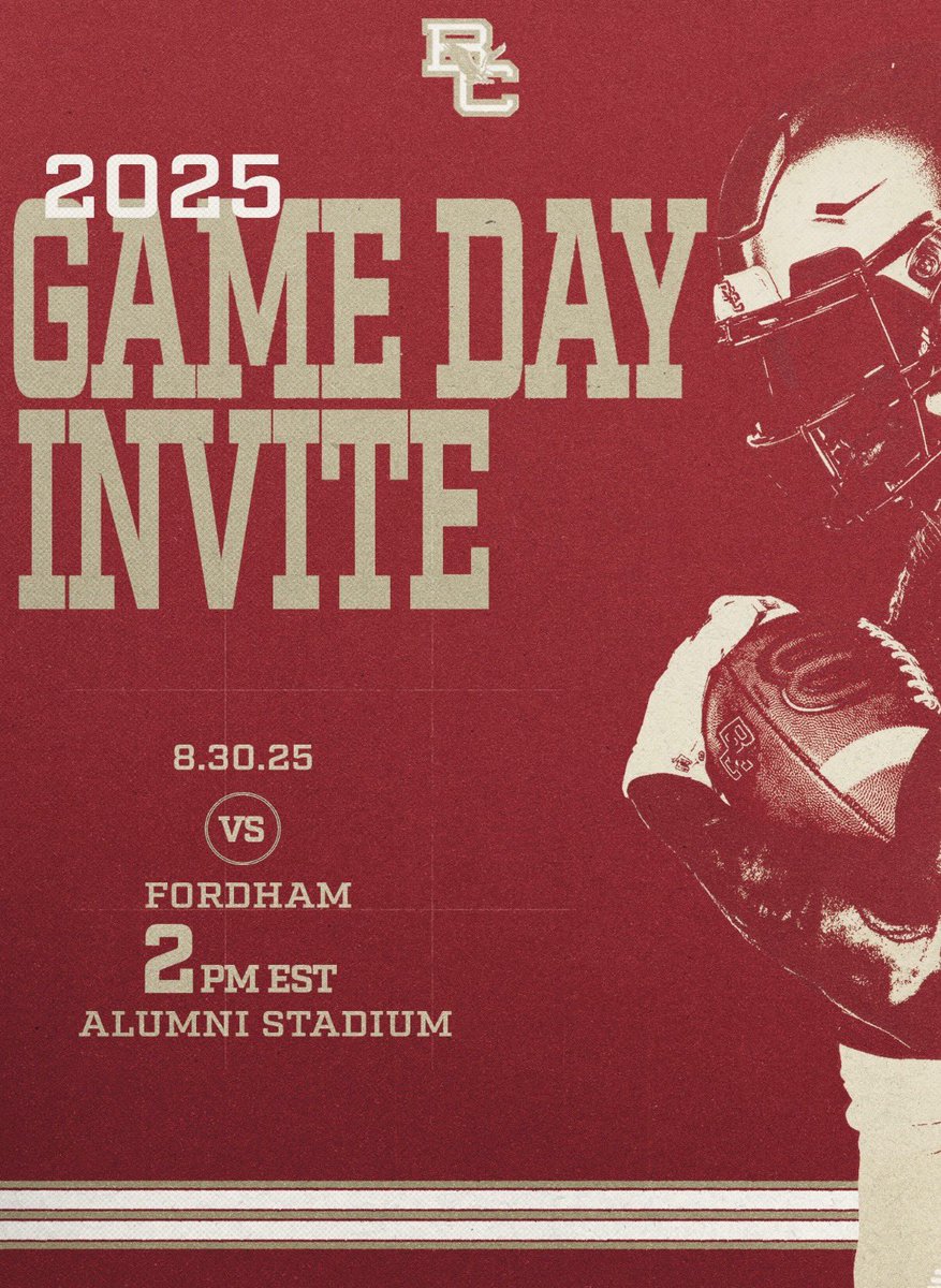 Thank you <a href="/BCFootball/">Boston College Football</a> for the game day invite!