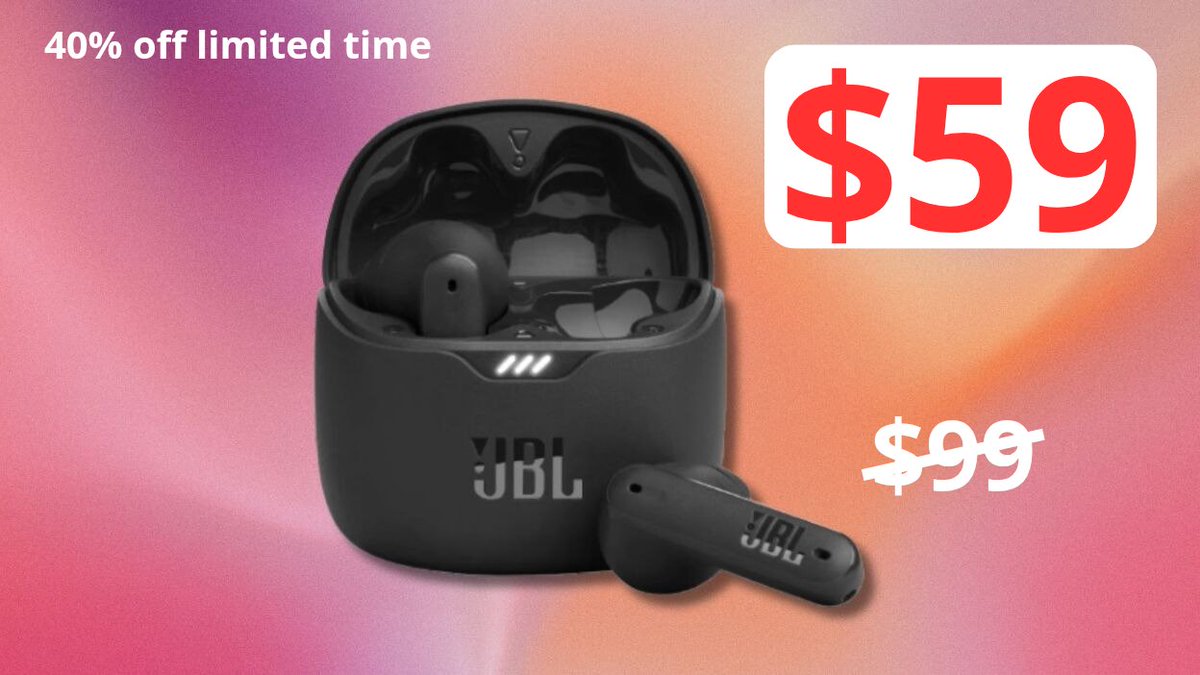 MayronTech ๐จ๐ปโ๐ปโข๏ธ (@mayrontech) on Twitter photo <a href="/CultureCrave/">Culture Crave ๐ฟ</a> Level up your game ๐ฎ โ crystal clear sound with JBL Tune Flex for only $59! Limited time offer ๐ฅ
amzn.to/4oHgz3i <a href="/CultureCrave/">Culture Crave ๐ฟ</a> Level up your game ๐ฎ โ crystal clear sound with JBL Tune Flex for only $59! Limited time offer ๐ฅ
amzn.to/4oHgz3i