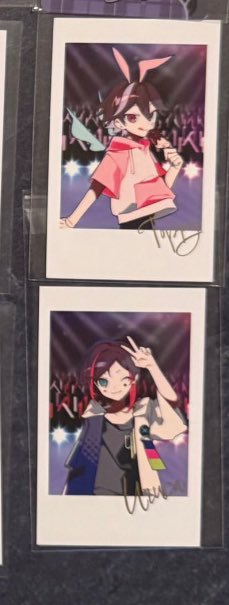 CRフェス
譲→🦷（N/缶バッジ）、🐰🧚‍♂️（N/チェキ）、♥️♠️（N/チェキ）
求→同種🐕🍊もしくは🥩（Nやホロ、別種でも可）

本日現地にて交換可能です