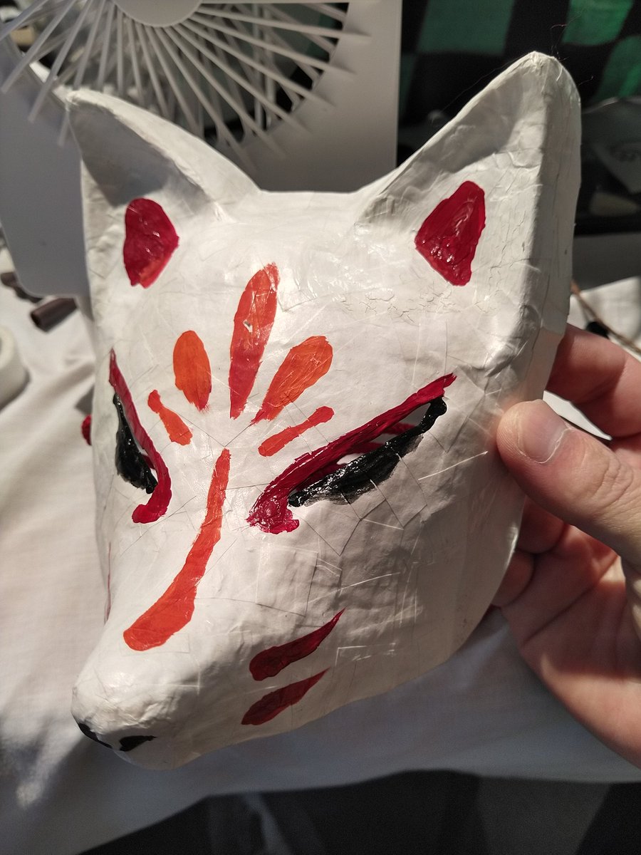 狐面ハーフ白