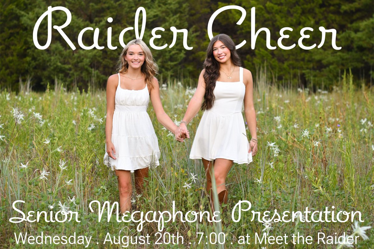 Join us for Meet the Raider and Senior Megaphone Presentation — one of our favorite traditions!💙💛