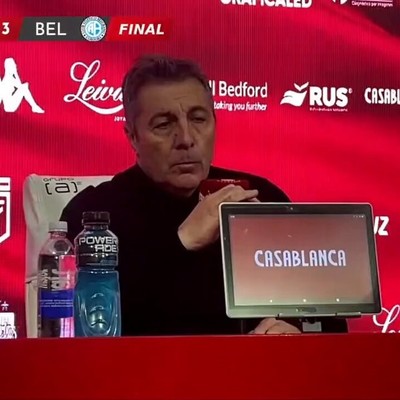 #Huracan
Kudelka en conferencia de prensa

" No fue una eliminación temprana "