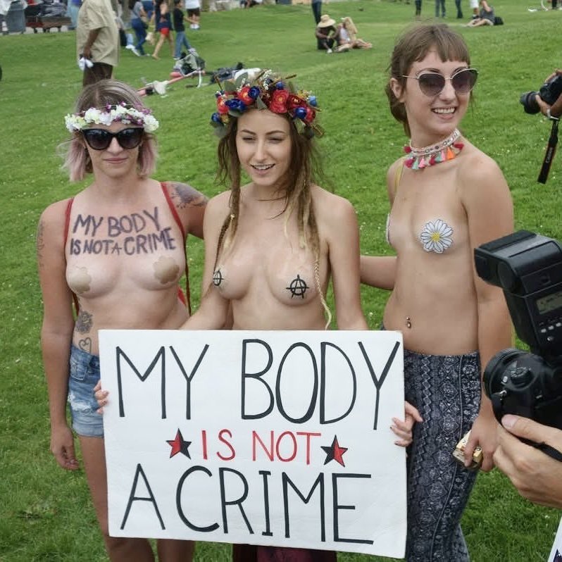 A woman’s body is not a crime. Wearing less does not give anyone the right to harass her. Learn respect, understand consent, and empower one another.

#gotopless