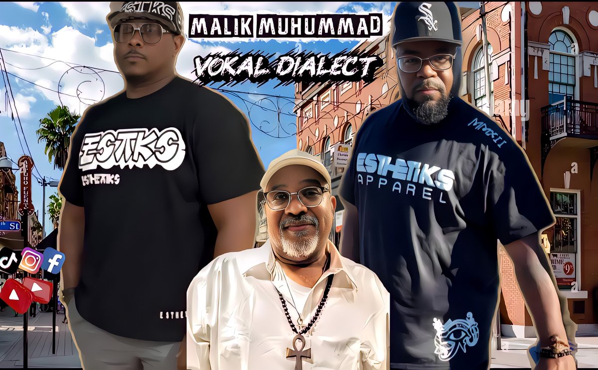 MooreKenwardo's tweet image. Vokal Dialect YouTube live with El Abdul Muhammed Topic "UMAR JOHNSON" tomorrow 8:15pm Est. #vokaldialect #knowledgeiskey #streetlawsoldiers