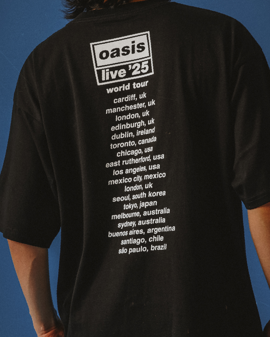 oasis live '25 ロゴTシャツ XLブラック 日本公式 Oasis Live '25