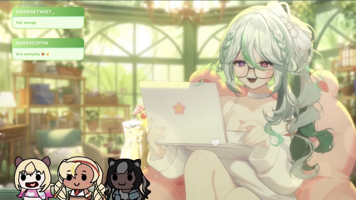 Thanks for the study stream tonight Alias &amp; thank you Poma, Lyko, Serina, &amp; Rara for stopping by! It was pretty silly, no work might’ve been touched, but it was definitely a mood booster &amp; a lot of fun. Ghoul luck with the assignment 애기야 💚💐
#AlivenHaunting