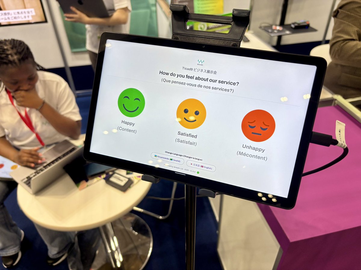 WiredIn (@wiredinrw) on Twitter photo 🚀We’re at #TICAD9 (Aug 20–22) with <a href="/pick_up_africa/">アフリカの歩き方(Pick-Up! アフリカ)</a> !
Discover our innovations: Murakoze (murakoze.rw), WiredIn (wiredin.rw), Mojaloop (mojaloop.io), & Pickup Africa (pickup-africa.com).
Come and explore the future of tech .
#Ticad9 🚀We’re at #TICAD9 (Aug 20–22) with <a href="/pick_up_africa/">アフリカの歩き方(Pick-Up! アフリカ)</a> !
Discover our innovations: Murakoze (murakoze.rw), WiredIn (wiredin.rw), Mojaloop (mojaloop.io), & Pickup Africa (pickup-africa.com).
Come and explore the future of tech .
#Ticad9