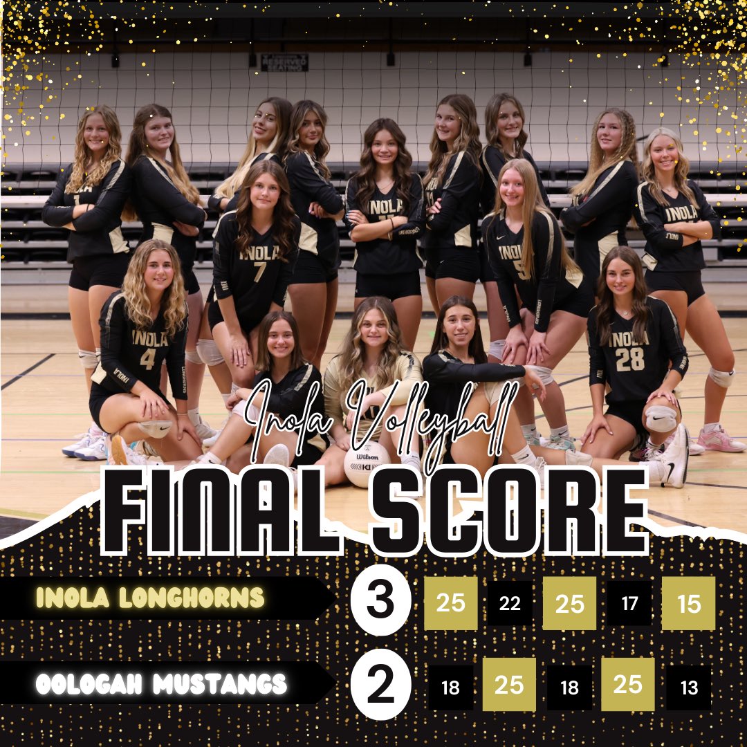 What. A. Win. 

Inola takes down conference rivals Oologah in a five set thriller! Inola moves to 8-3 on the season with their next match coming next week against another conference foe: the Sequoyah Eagles. 

#InolaVBFamily | #WeAreInola | #NoShortcutsNoExcuses