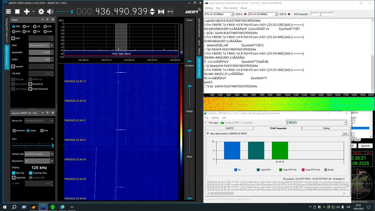 Horacio Rasetti (@cx8af) on Twitter photo Data received 10 frames satellite ENSO (ROBUSTA-1E) 20/08/2025 02:30 UTC, Orbit 9618, Upload SatNOGS.DB. <a href="/CSUM_F4KJX/">F4KJX - CSUM Hamradio</a> <a href="/enzobecamel/">Enzo Becamel (F4IAI)</a> #amsat #cubesat #cubesats Data received 10 frames satellite ENSO (ROBUSTA-1E) 20/08/2025 02:30 UTC, Orbit 9618, Upload SatNOGS.DB. <a href="/CSUM_F4KJX/">F4KJX - CSUM Hamradio</a> <a href="/enzobecamel/">Enzo Becamel (F4IAI)</a> #amsat #cubesat #cubesats