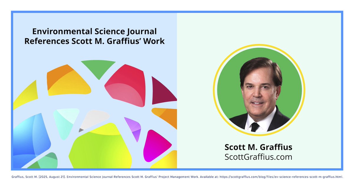 🌿 Exciting recognition from an environmental science publication! 🌿

My project management work has been cited in the peer-reviewed scientific journal Mires and Peat.

scottgraffius.com/blog/files/ev-…

#ProjectManagement #PPPM #EnvironmentalScience #Sustainability #Green #Leadership