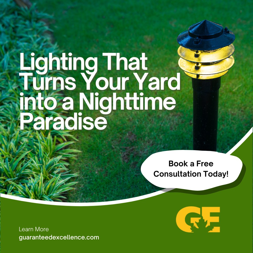 GuaranteedExcel's tweet photo. Your yard doesn’t have to go dark after sunset. 
Transform it into a dreamy oasis with:
🌟 Path lights
🌟 Accent lighting
🌟 String lights
🌟 Water feature glow
🌟 Fire feature ambiance
Light + design = magic.
👉 Call 303-922-7199 or DM us!
#LandscapeLightingDenver #Landscaping https://t.co/dq06hudg51