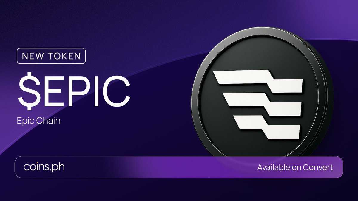 New #TokenListing Alert: $EPIC (@EpicOnChain) Is listing tomorrow on  https://t.co/nwbIOfGZon! Epic Chain is a blockchain used for creating and  trading real-world assets like art, collectibles, and property. The token  is used for