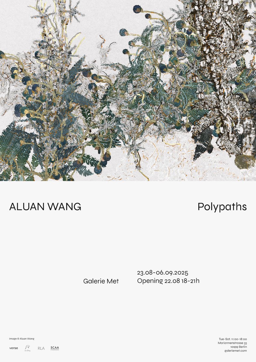 We are thrilled to announce our upcoming solo exhibition “Polypaths,” featuring a new interactive generative art series by Taiwanese artist <a href="/IOivm/">AluanWang</a>. The show is presented in collaboration with <a href="/verse_works/">verse</a>, and the vernissage will take place this Friday, August 22, from 6 to 9 PM.