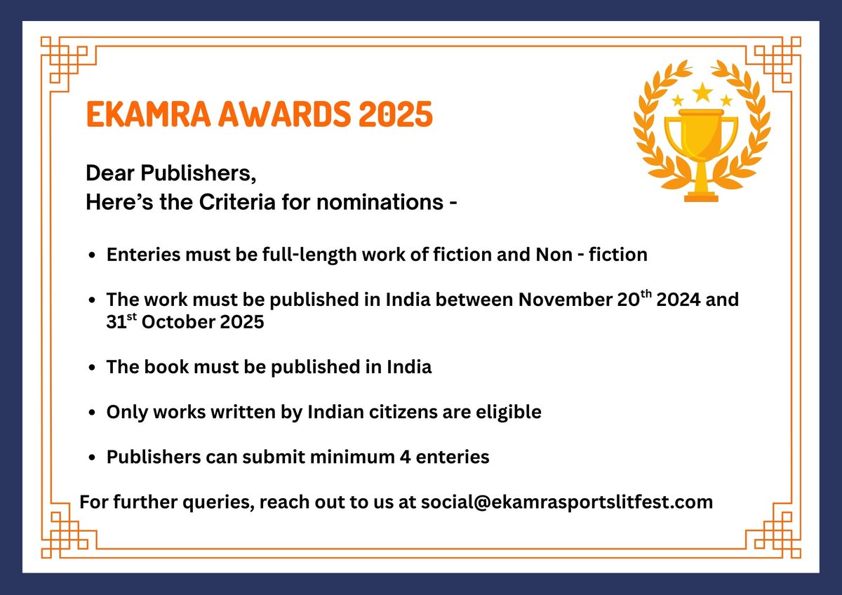 Ekamra Sports Literature Festival (@ekamrasportslit) on Twitter photo 